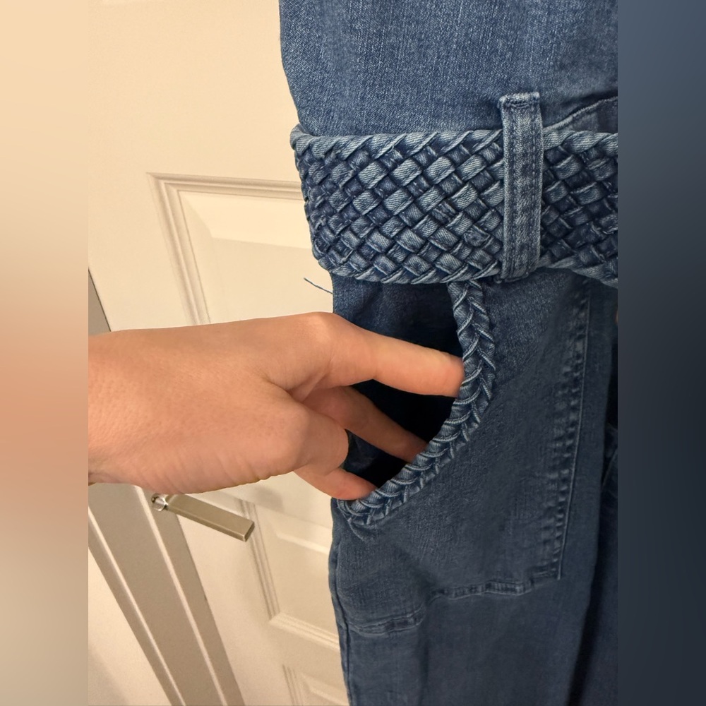 Show Me Your Mumu Heartland Jumpsuit in Braided True Blue - Picture 9 of 13